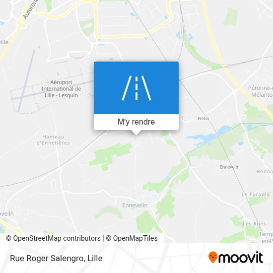 Rue Roger Salengro plan