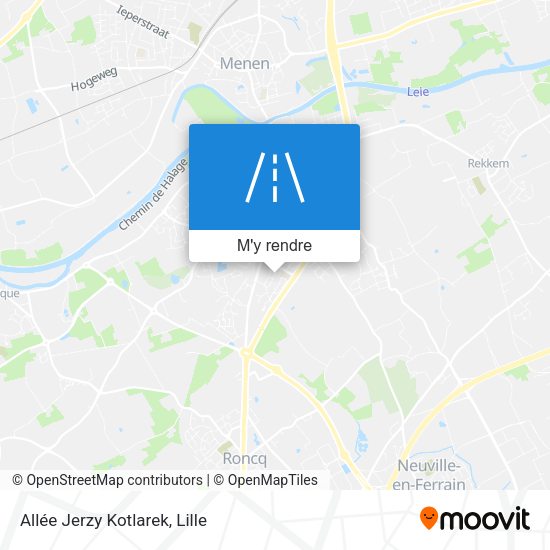 Allée Jerzy Kotlarek plan