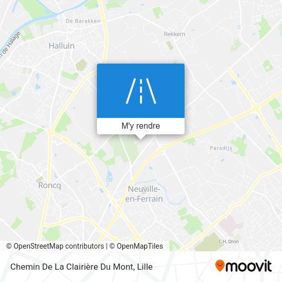 Chemin De La Clairière Du Mont plan