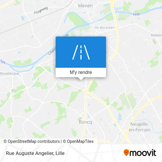 Rue Auguste Angelier plan