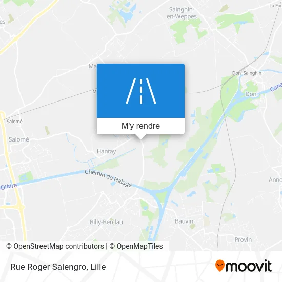 Rue Roger Salengro plan