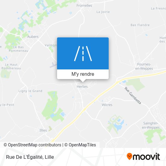 Rue De L'Égalité plan