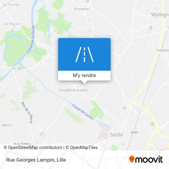 Rue Georges Lampin plan