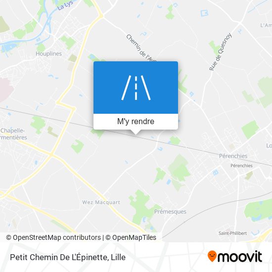 Petit Chemin De L'Épinette plan