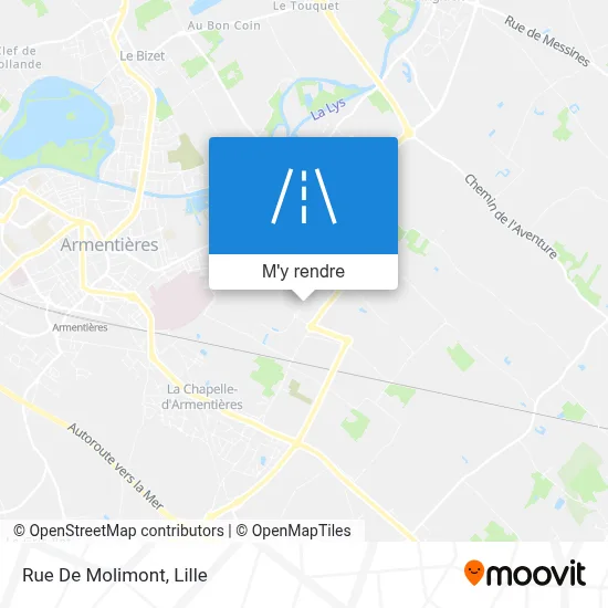 Rue De Molimont plan