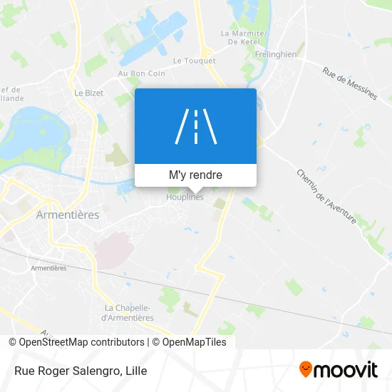 Rue Roger Salengro plan