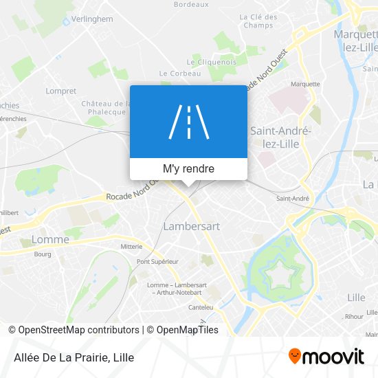 Allée De La Prairie plan