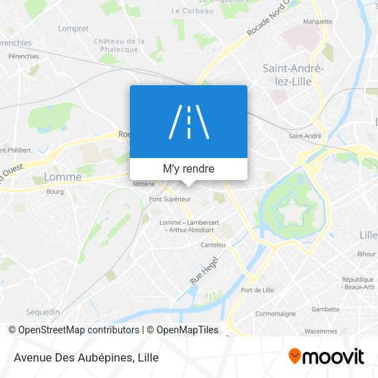 Avenue Des Aubépines plan
