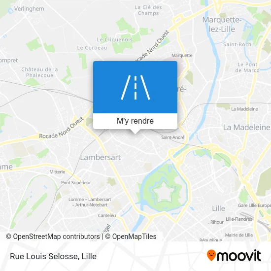 Rue Louis Selosse plan