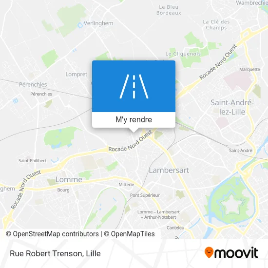 Rue Robert Trenson plan