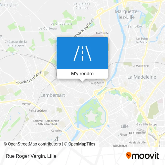 Rue Roger Vergin plan