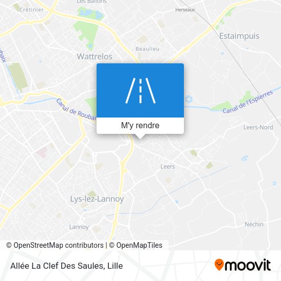 Allée La Clef Des Saules plan