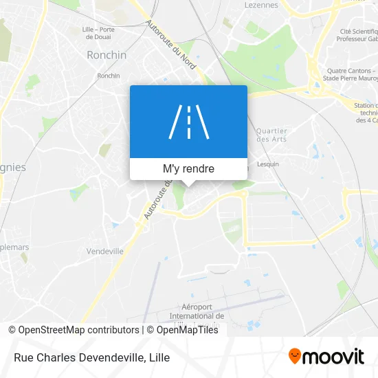 Rue Charles Devendeville plan