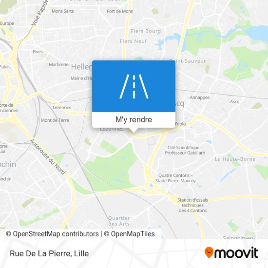 Rue De La Pierre plan