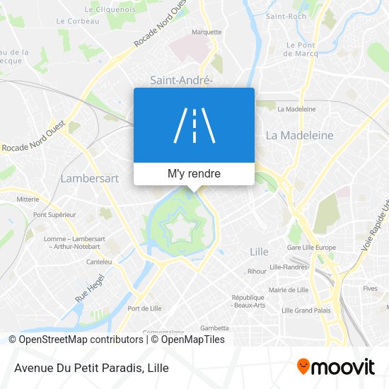 Avenue Du Petit Paradis plan