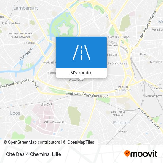 Cité Des 4 Chemins plan