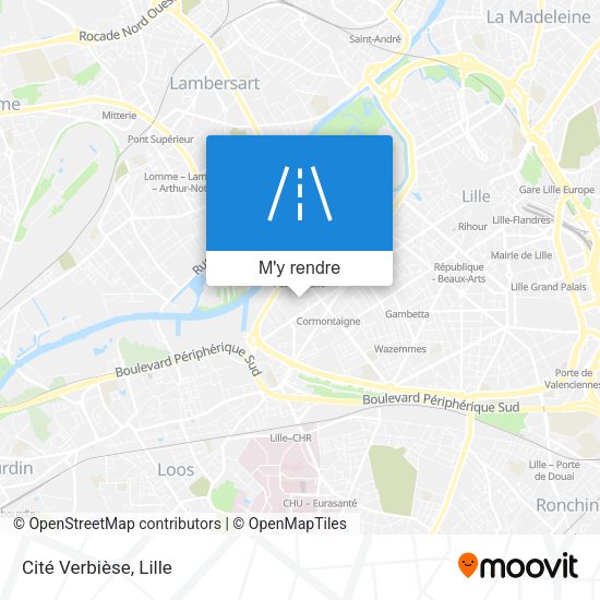 Cité Verbièse plan