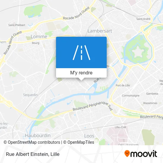 Rue Albert Einstein plan