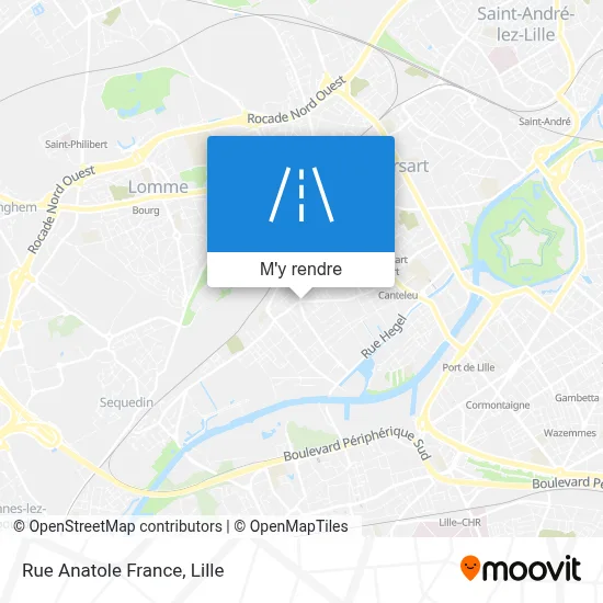 Rue Anatole France plan