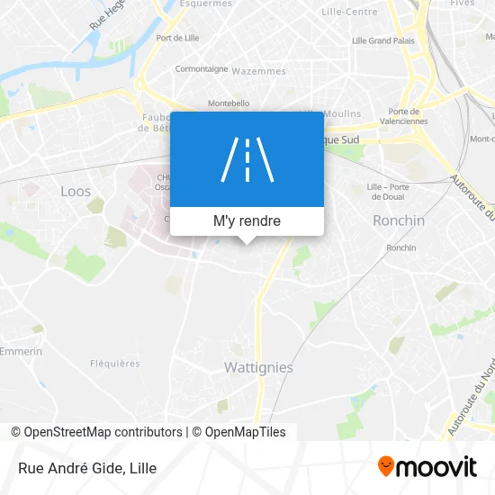 Rue André Gide plan
