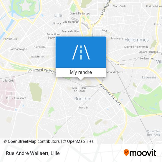 Rue André Wallaert plan