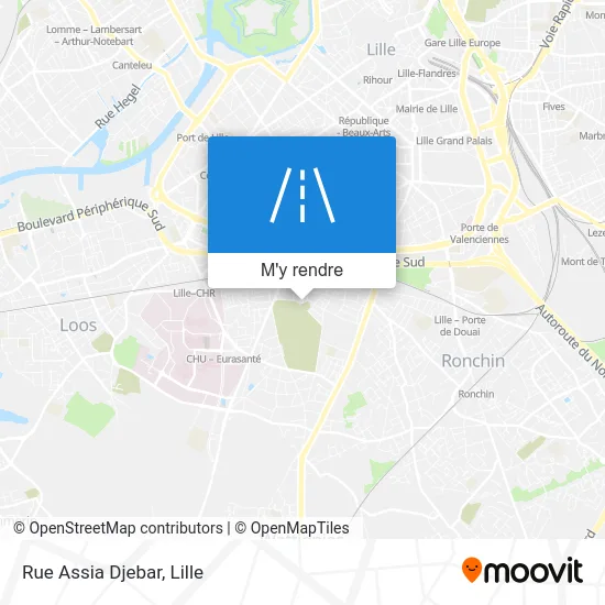 Rue Assia Djebar plan