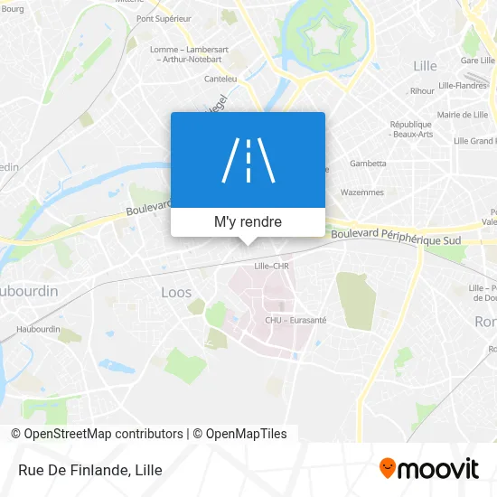 Rue De Finlande plan