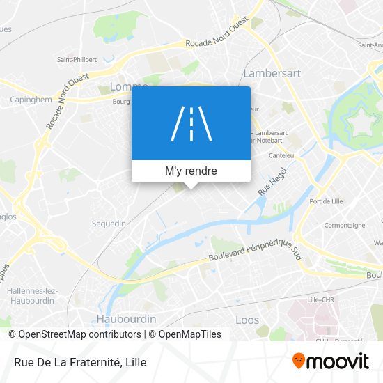 Rue De La Fraternité plan