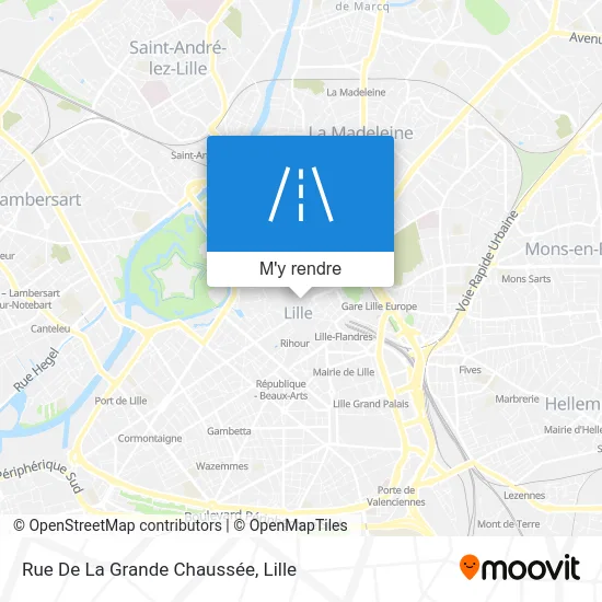 Rue De La Grande Chaussée plan