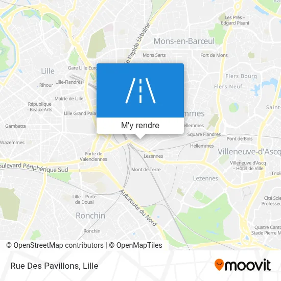 Rue Des Pavillons plan