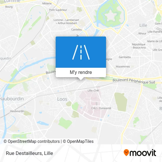 Rue Destailleurs plan