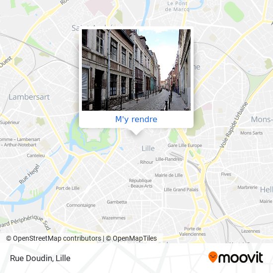 Rue Doudin plan