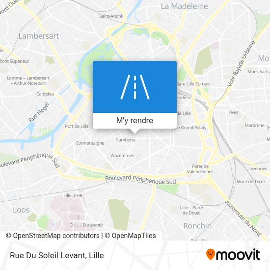 Rue Du Soleil Levant plan