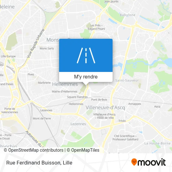 Rue Ferdinand Buisson plan