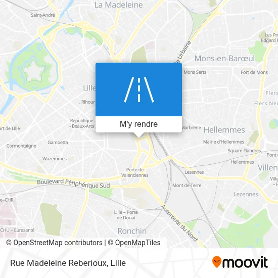 Rue Madeleine Reberioux plan