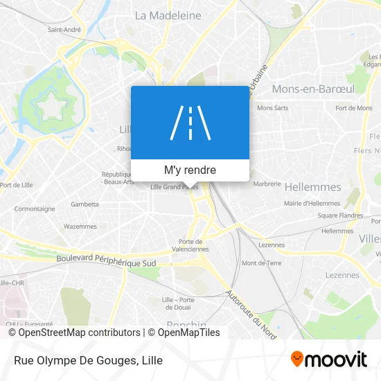 Rue Olympe De Gouges plan