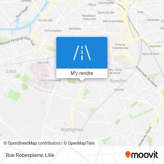 Rue Robespierre plan