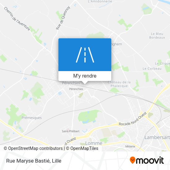 Rue Maryse Bastié plan