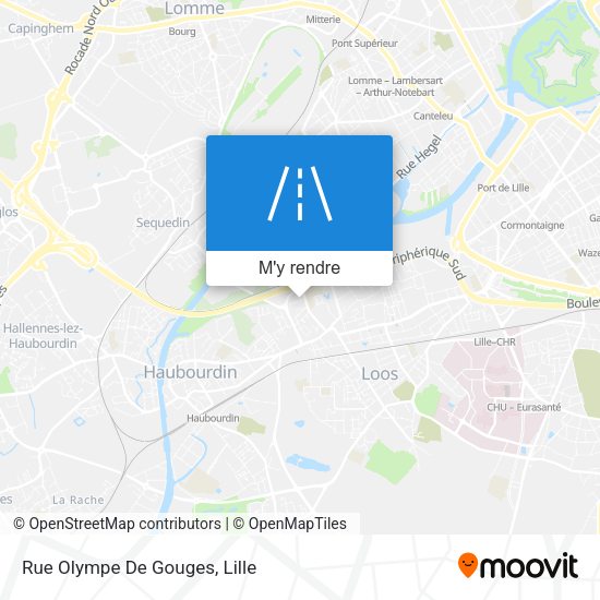 Rue Olympe De Gouges plan