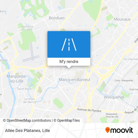 Allée Des Platanes plan