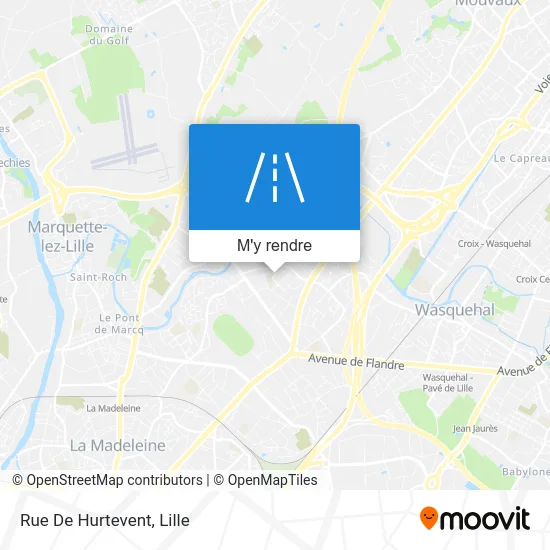 Rue De Hurtevent plan