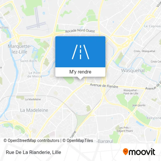 Rue De La Rianderie plan