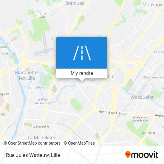 Rue Jules Watteuw plan