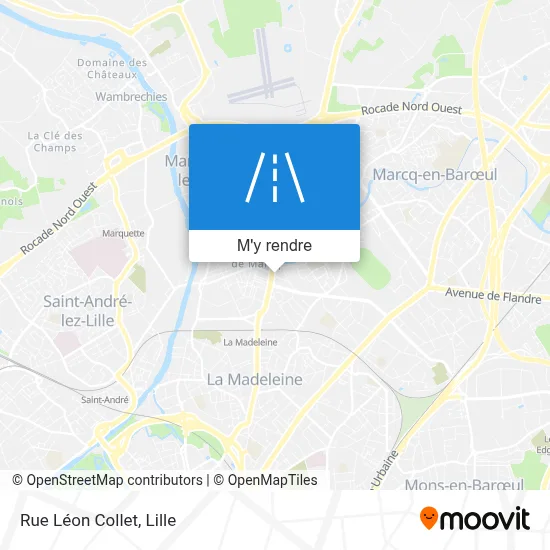 Rue Léon Collet plan