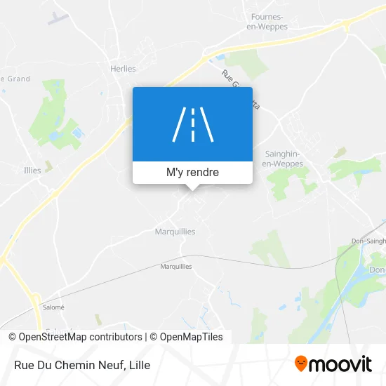 Rue Du Chemin Neuf plan