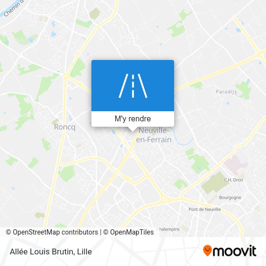 Allée Louis Brutin plan
