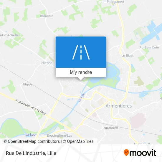 Rue De L'Industrie plan