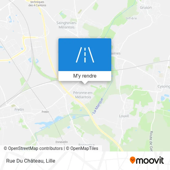 Rue Du Château plan