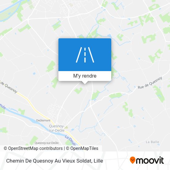 Chemin De Quesnoy Au Vieux Soldat plan