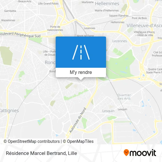 Résidence Marcel Bertrand plan